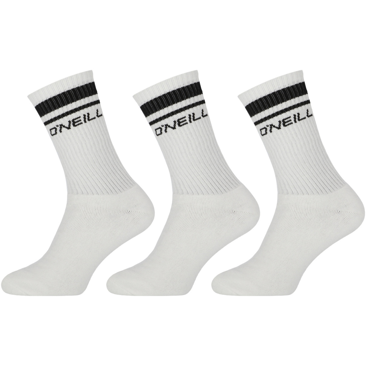 2025 O'Neill Sport Calcetines Rayas 3-Pack 770023 - White